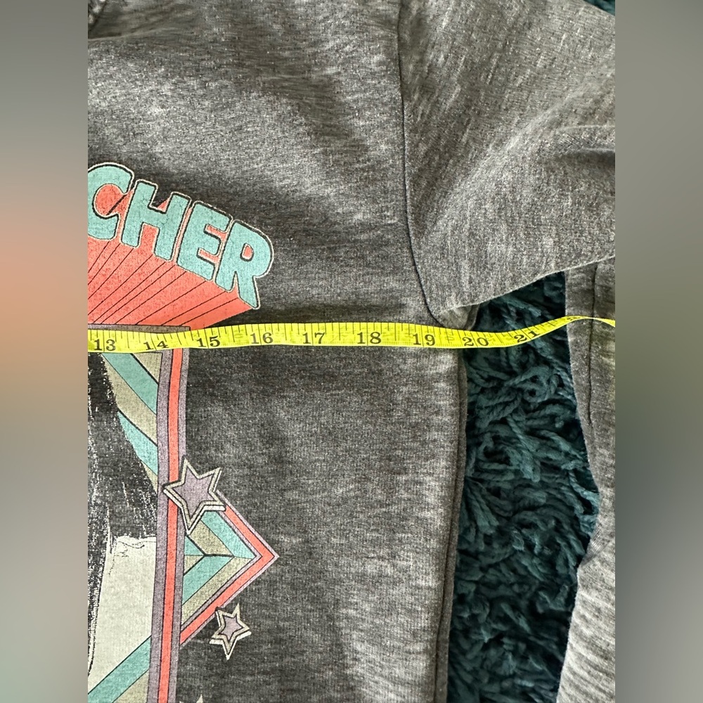Recycled Karma Grey Burnout Sonny and Cher crewneck Sweatshirt Size Small - Picture 3 of 12